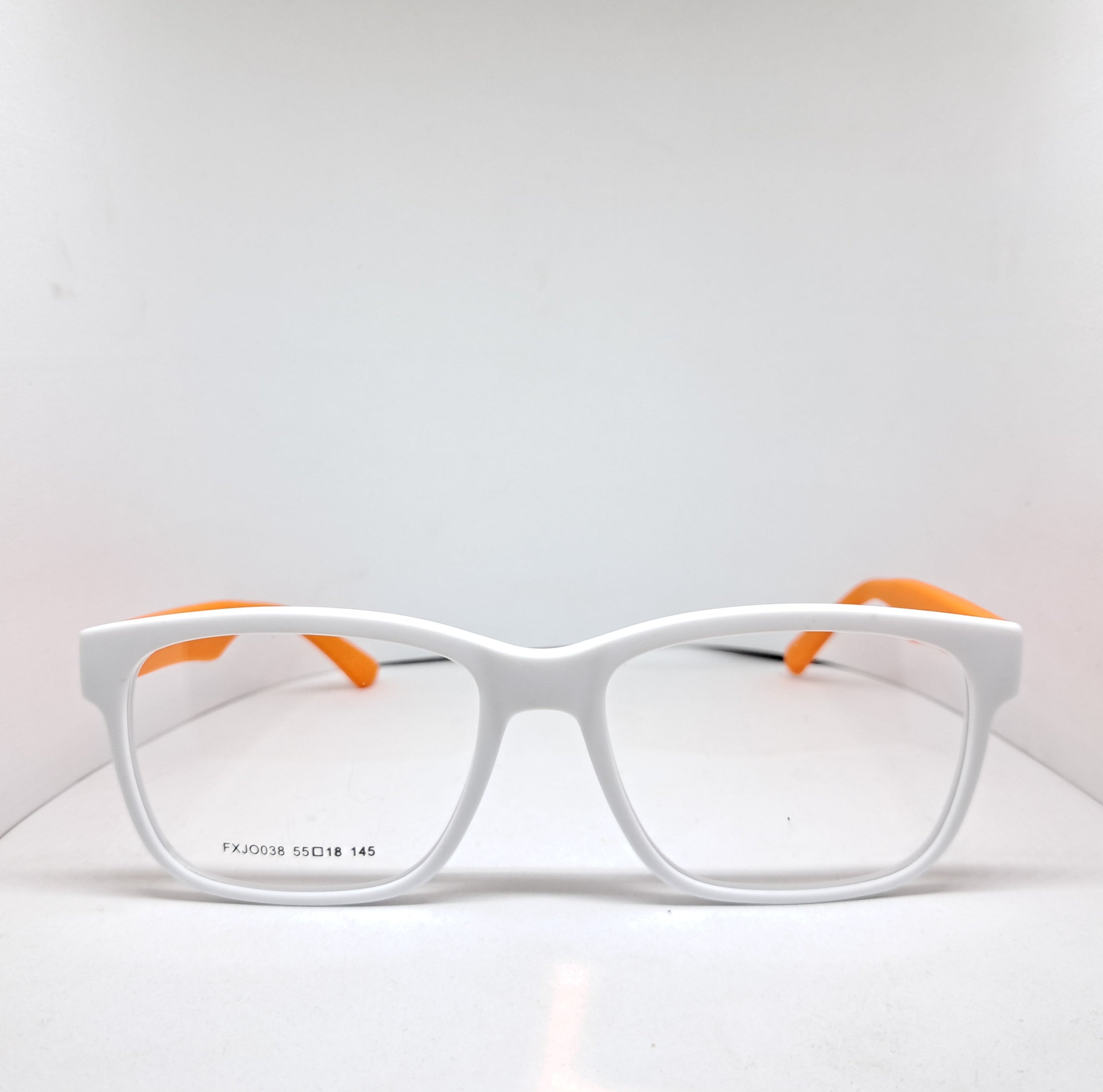 Jorgio white square orange