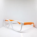 Jorgio white square orange