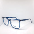Foose square transparent blue