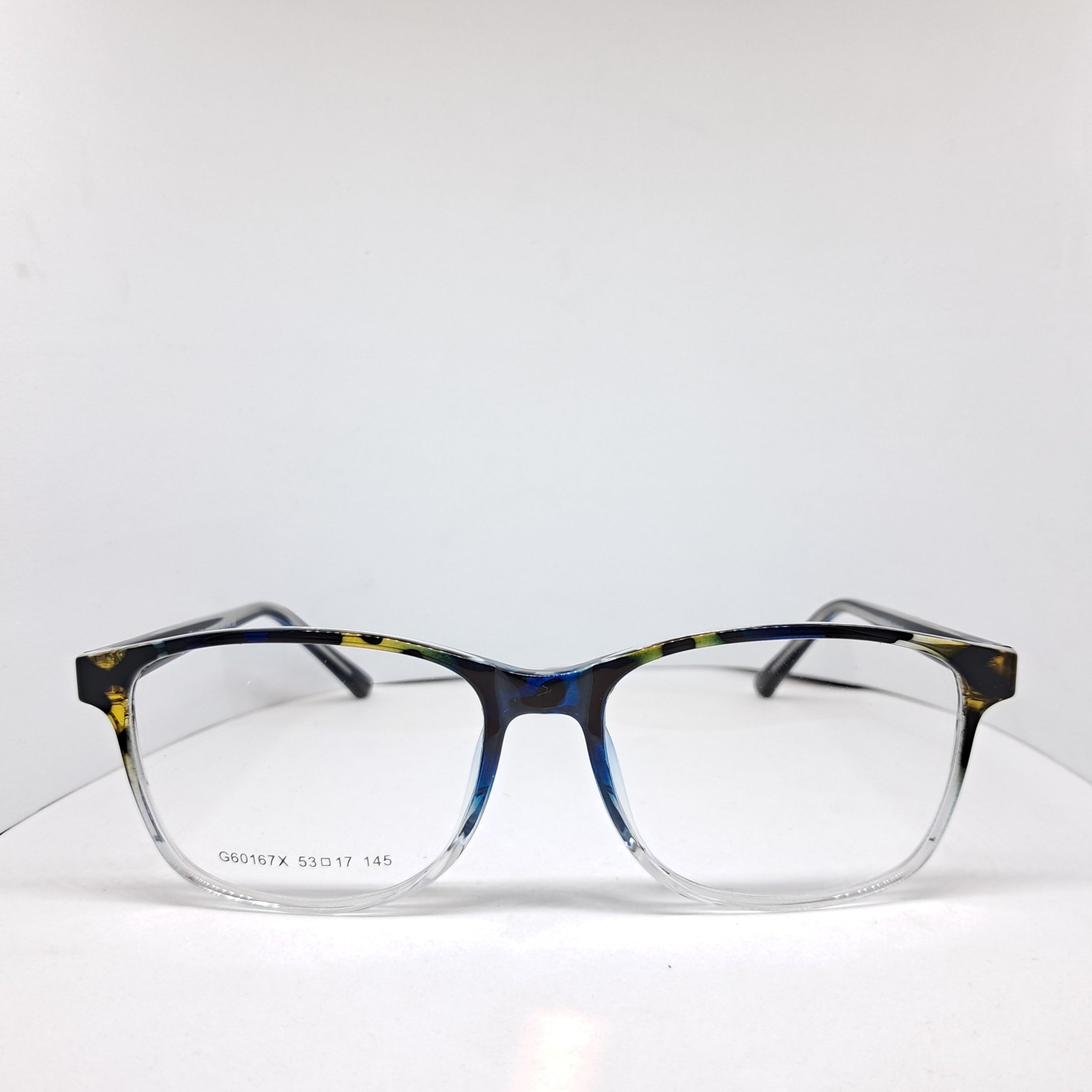 Gattizoni square transparent multicolor