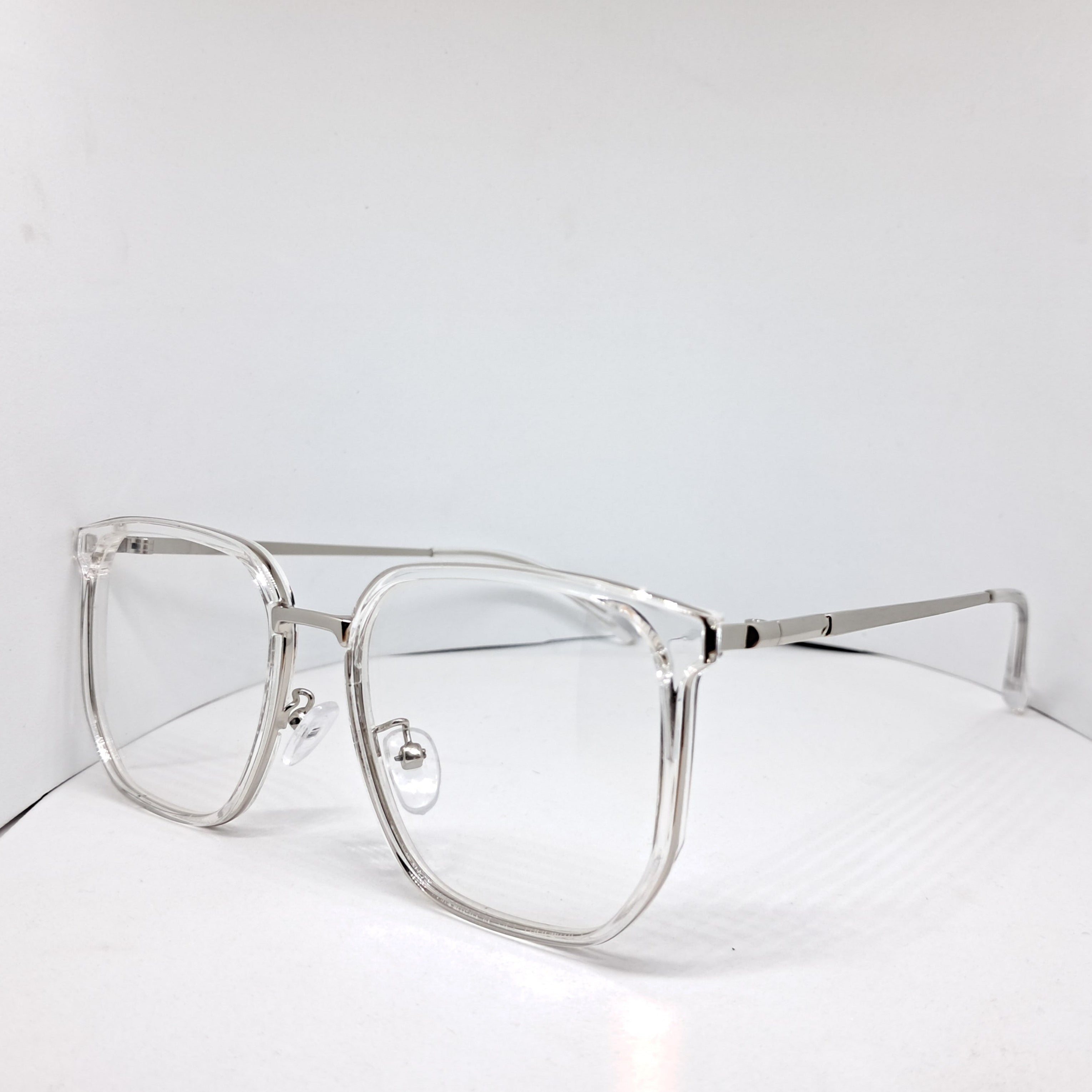 Transparent hexan metallic partially