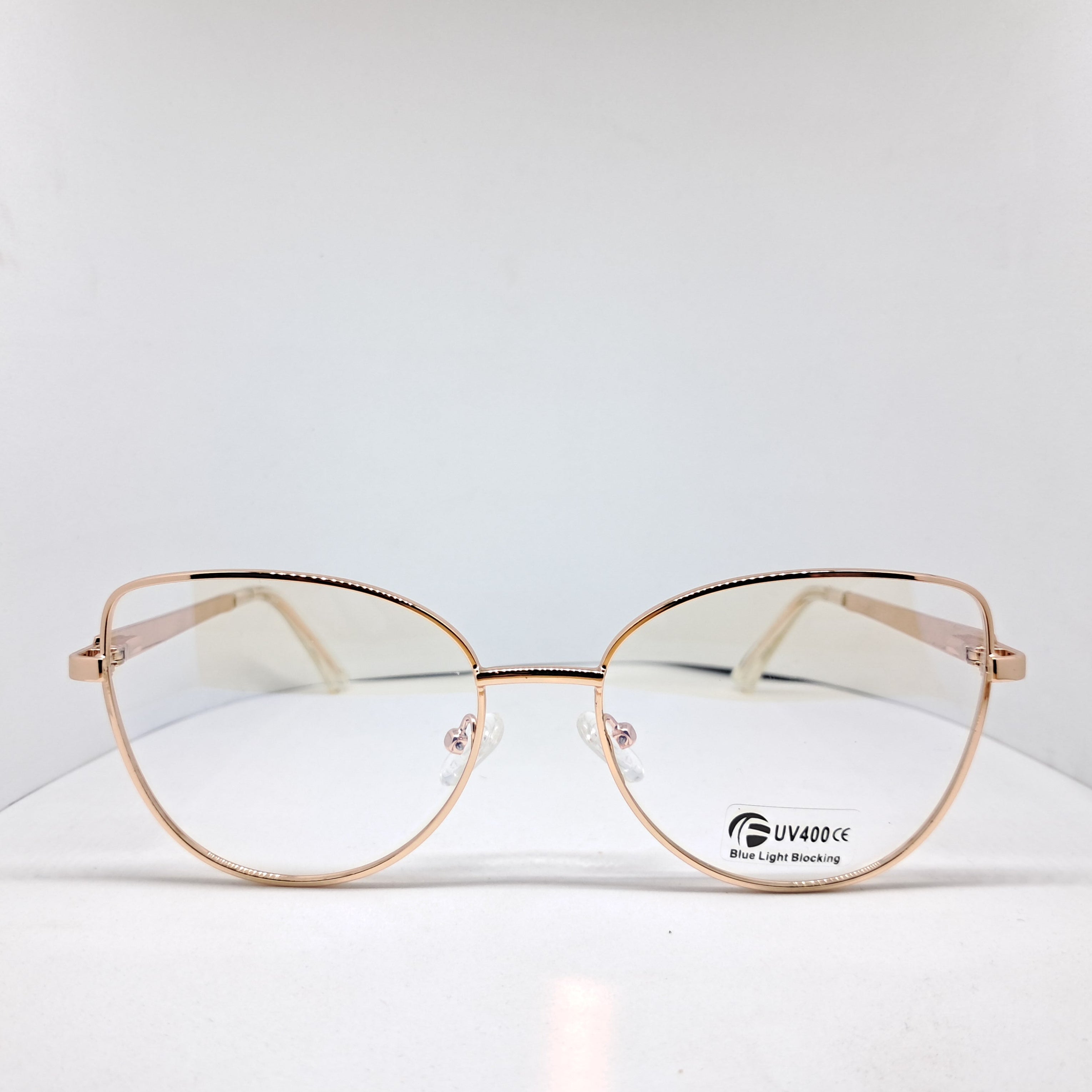 Gold cat-eye brillant shiny