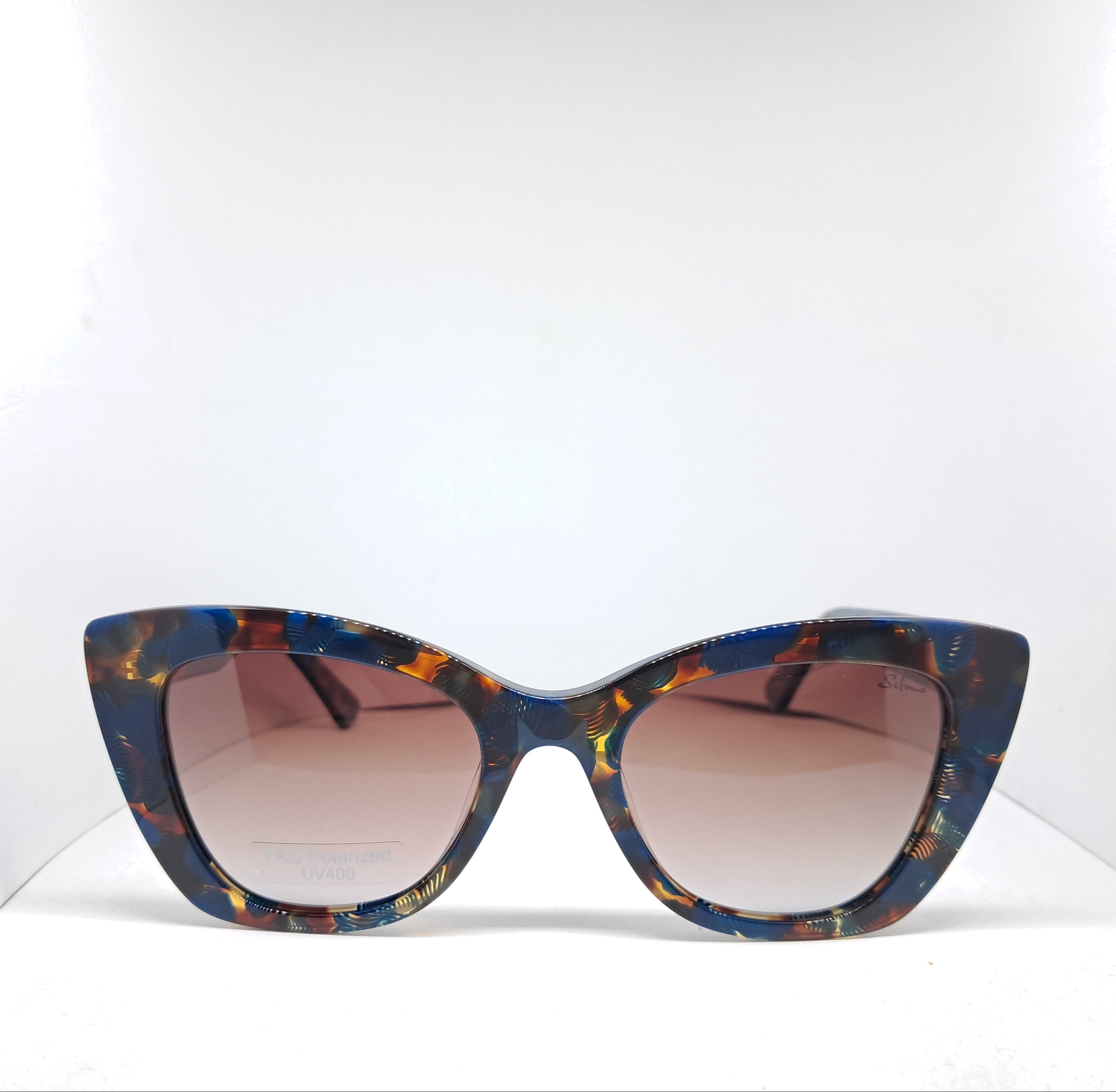Silmo cat-eye blue carey