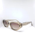 Silmo cat-eye transparent gray