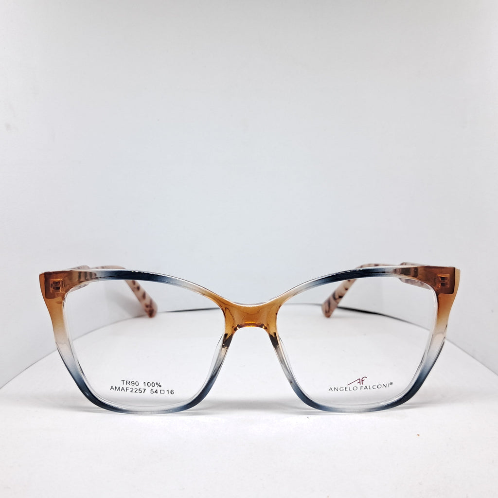 Angelo Falconi cat-eye transparent orange/blue