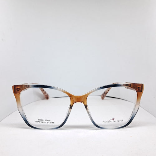 Angelo Falconi cat-eye transparent orange/blue