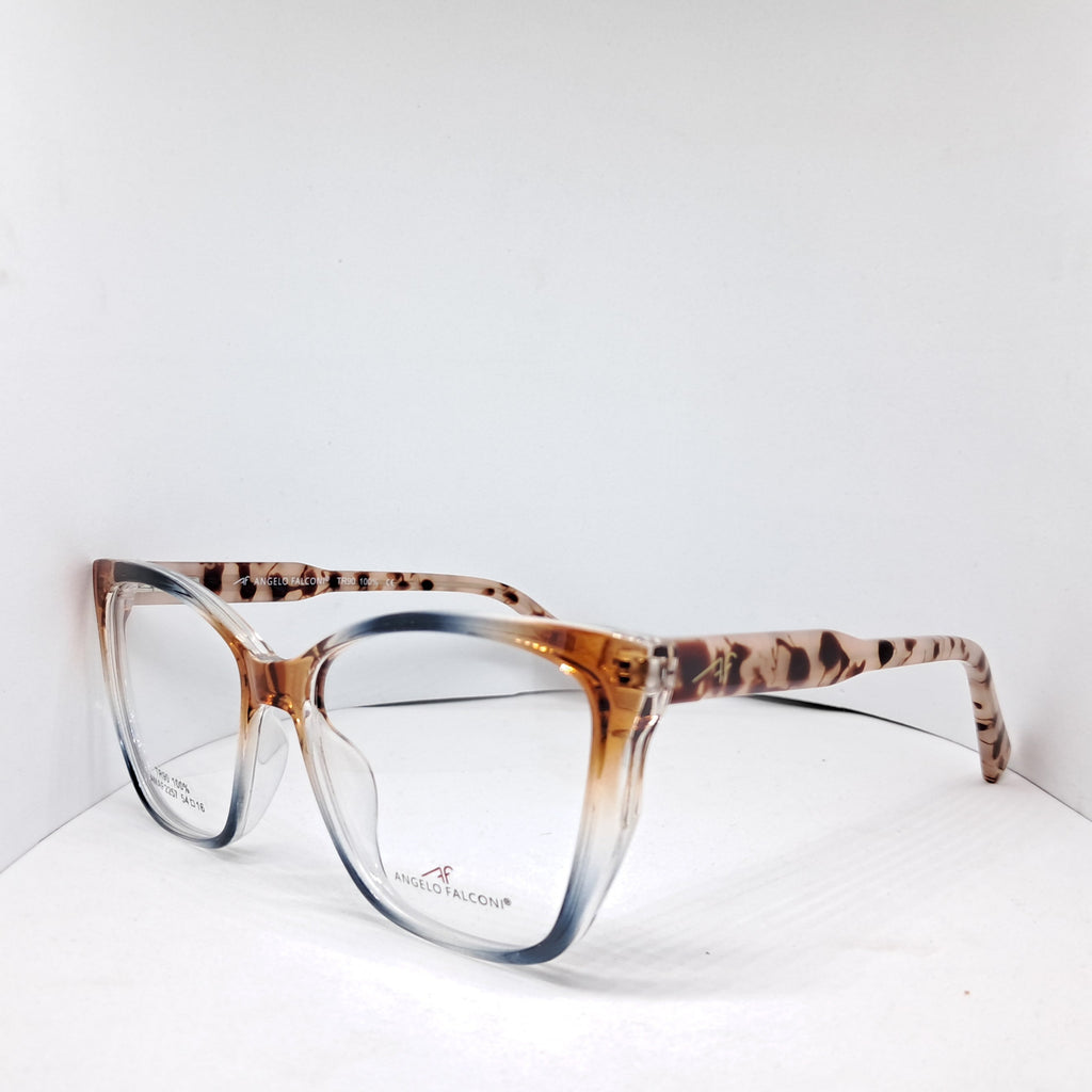 Angelo Falconi cat-eye transparent orange/blue