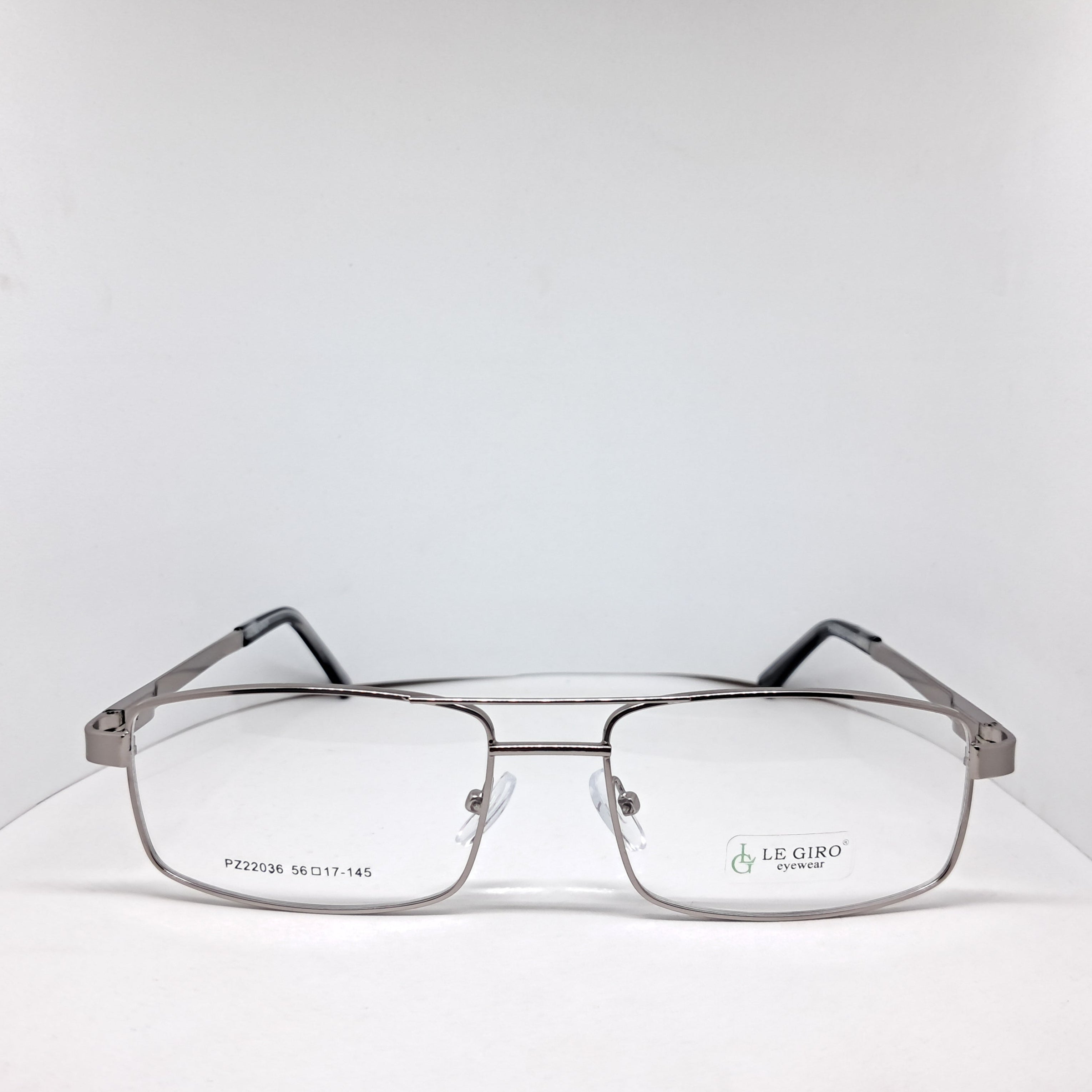 Le Giro silver rectangular aviator
