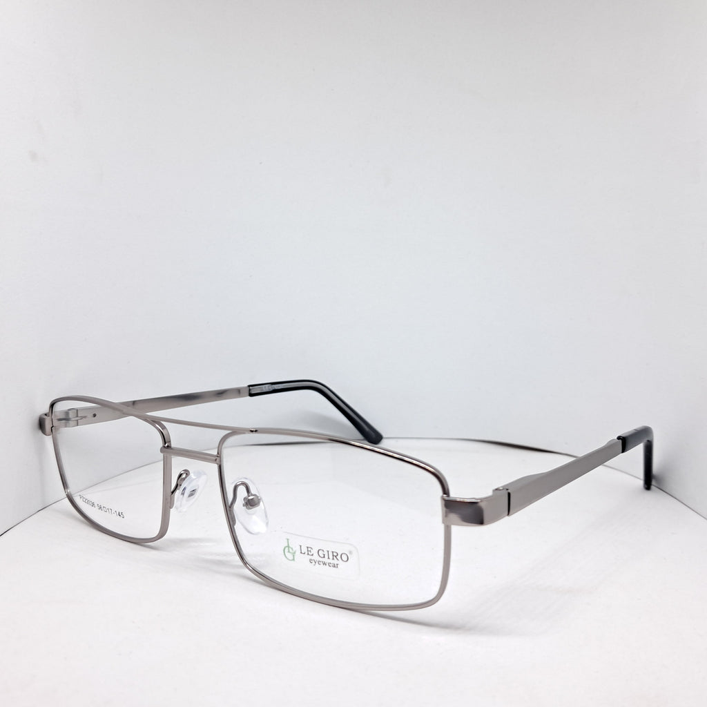 Le Giro silver rectangular aviator