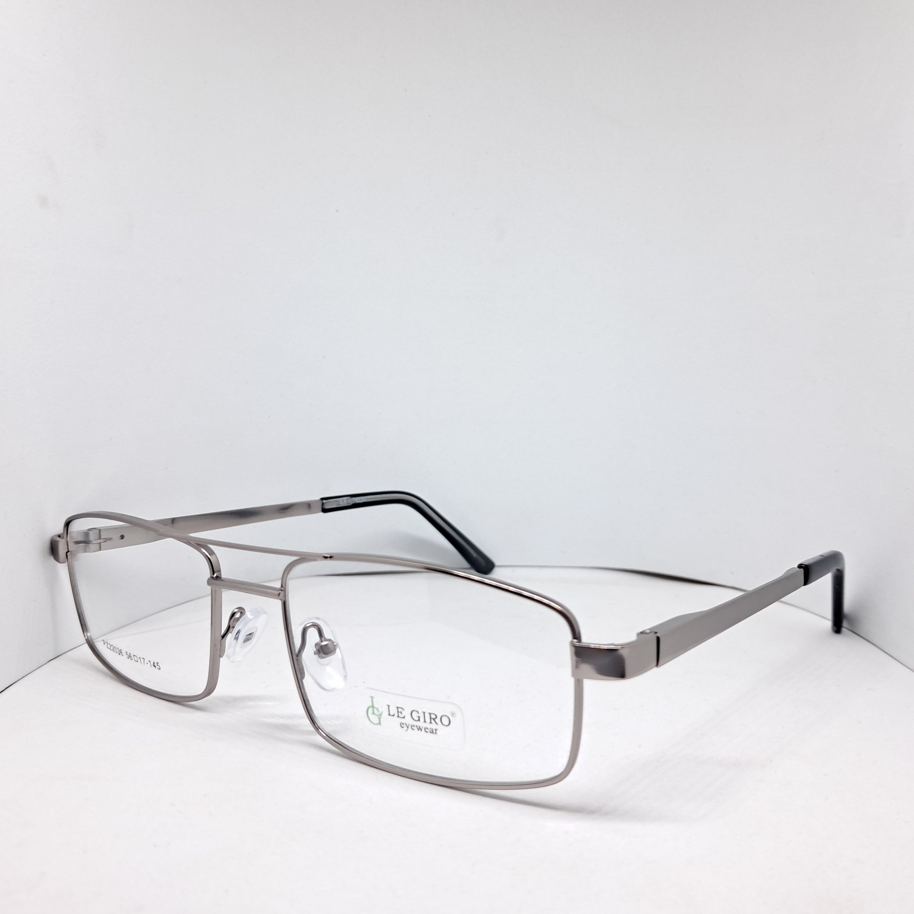 Le Giro silver rectangular aviator