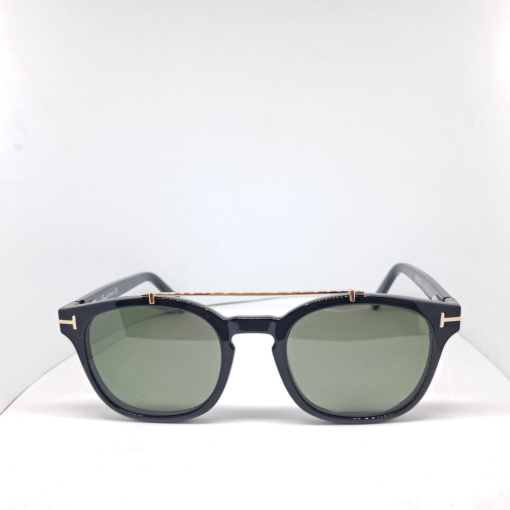 Silmo clip-on round black/gold