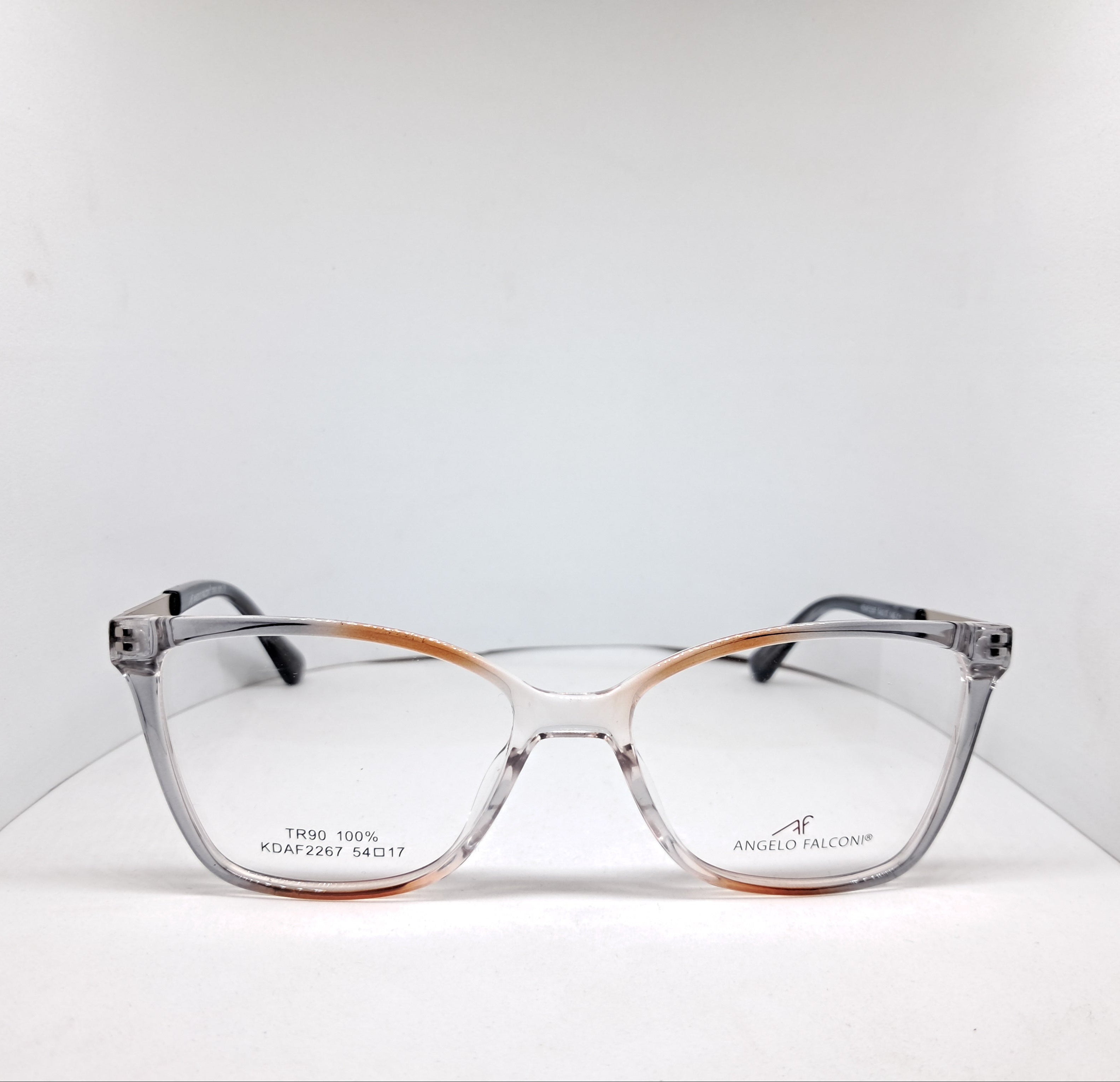 Angelo Falconi cat eye transparent blue