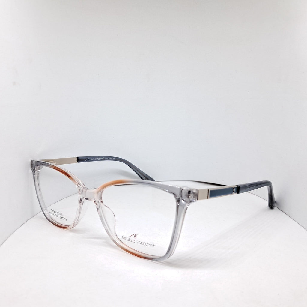 Angelo Falconi cat eye transparent blue