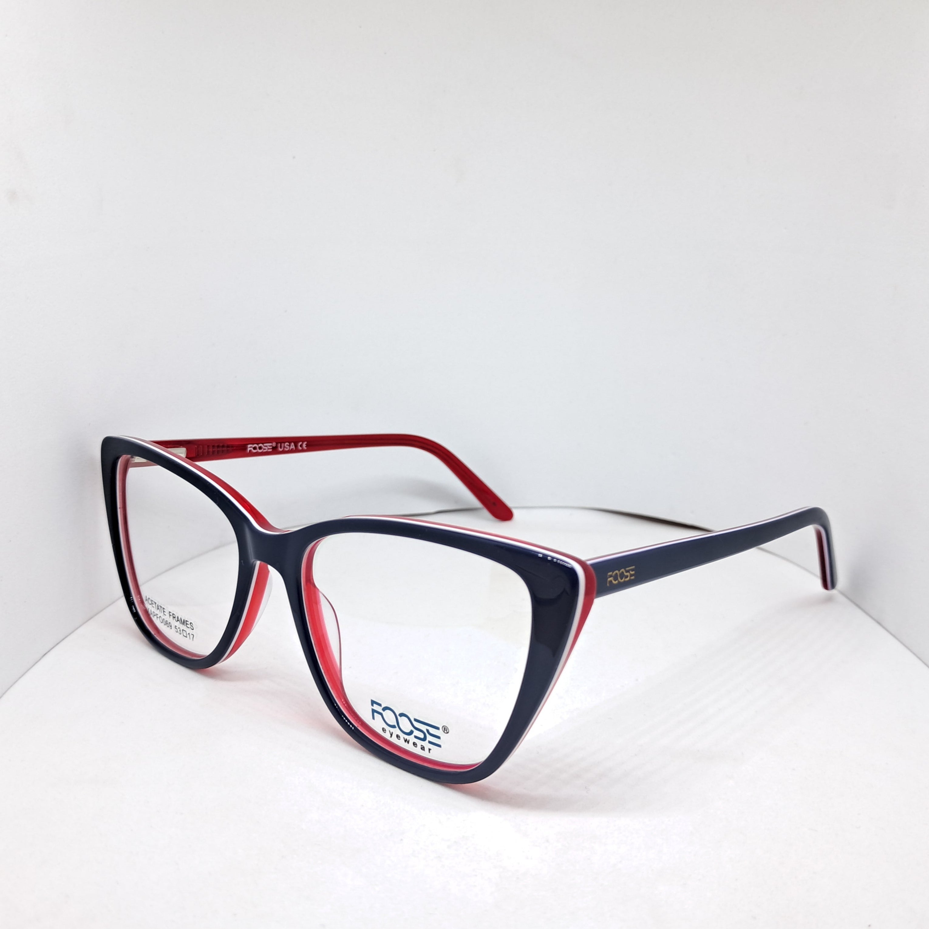 Foose cat-eye red and blue
