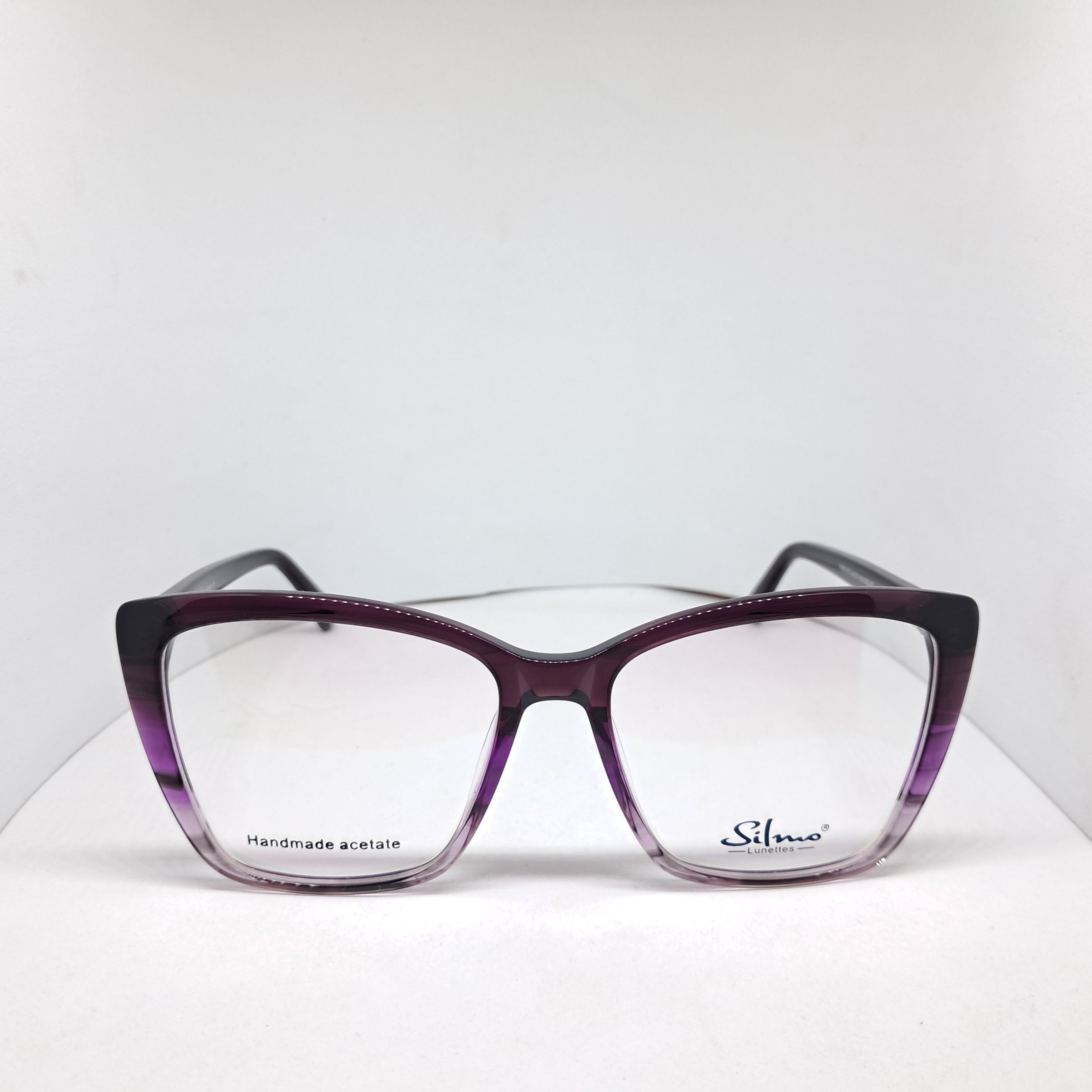 Silmo cat-eye purple en degradé