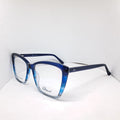 Silmo cat-eye blue en degradé