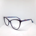 Silmo cat-eye marbled purple
