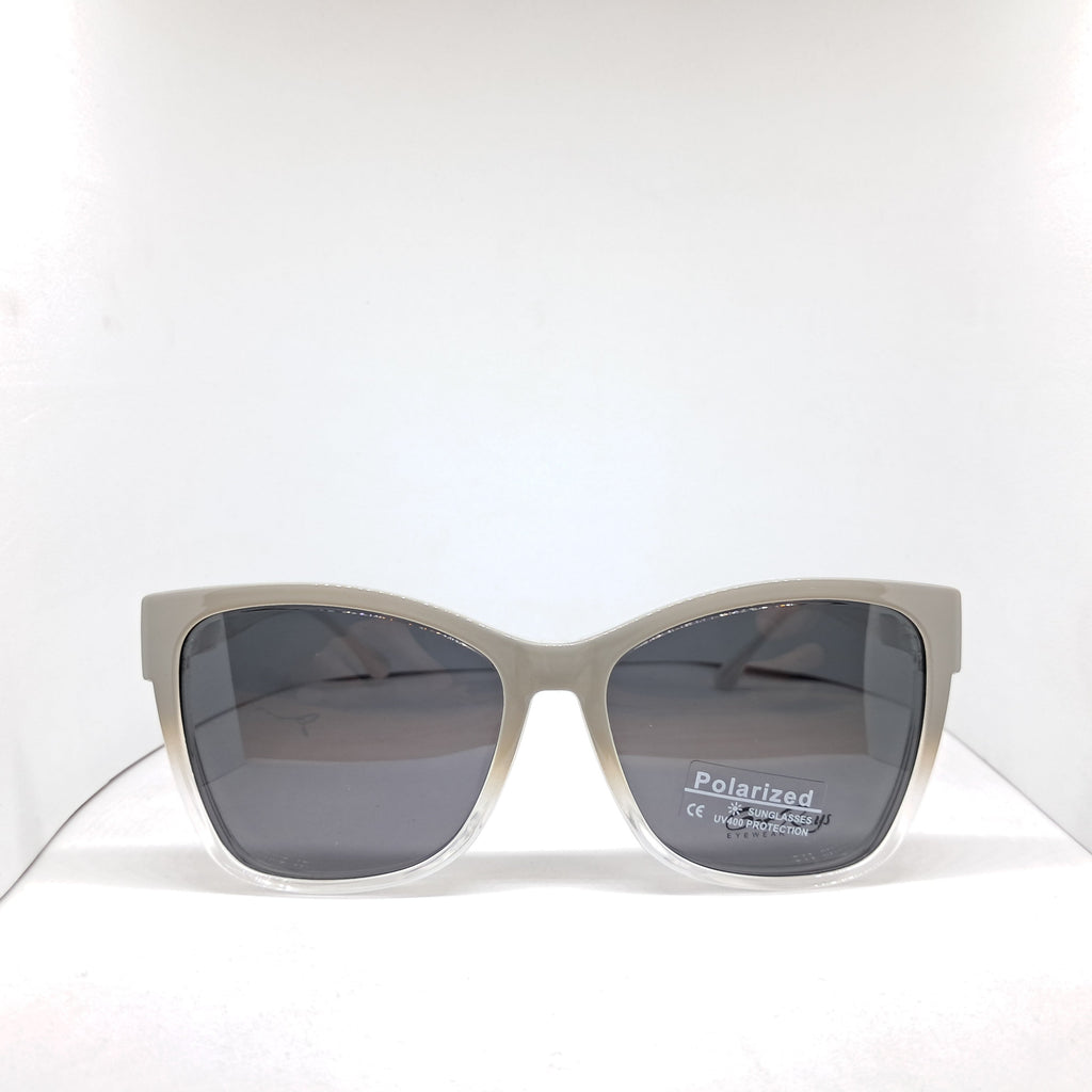 Clip-on transparent cat-eye