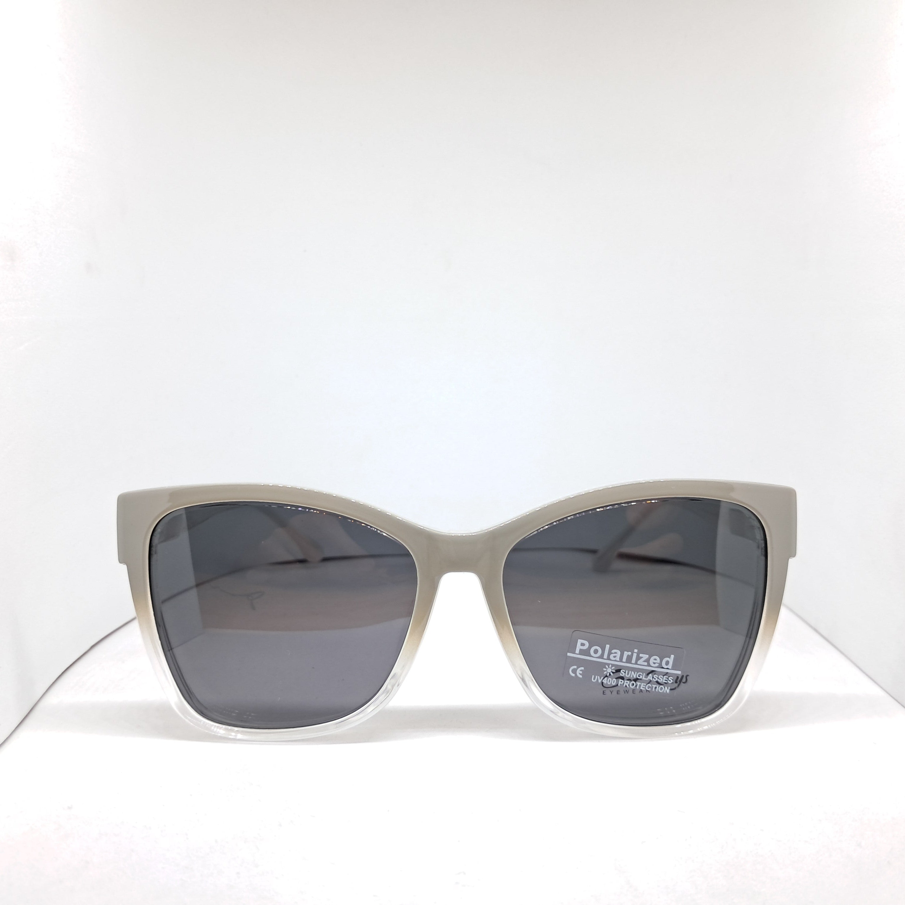 Clip-on transparent cat-eye