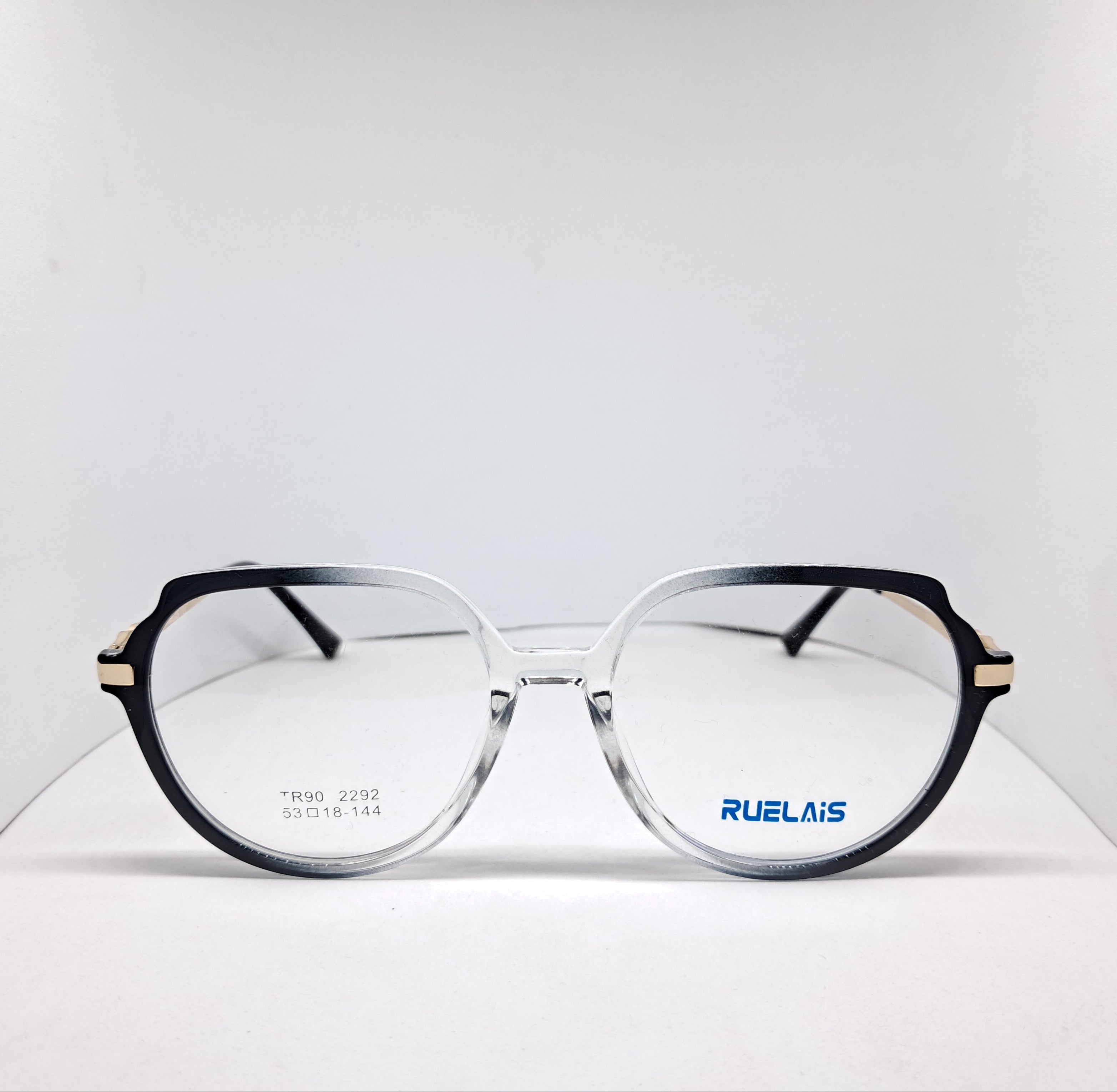 Ruelais gold hexagon black