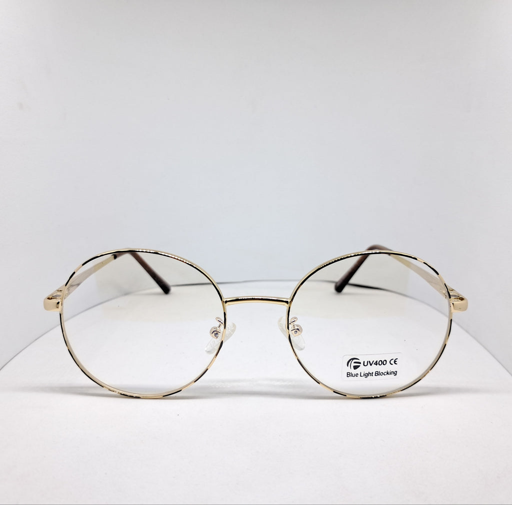 Clip-on round gold