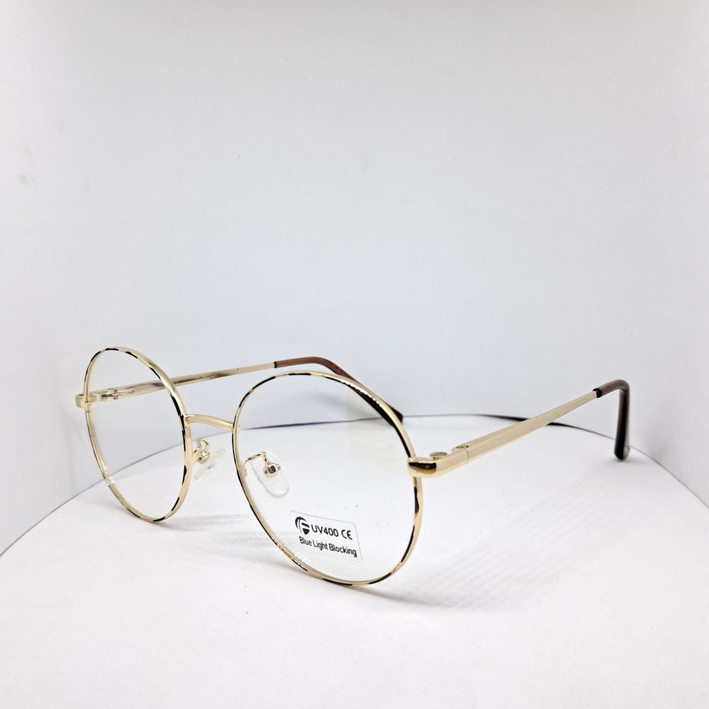 Clip-on round gold