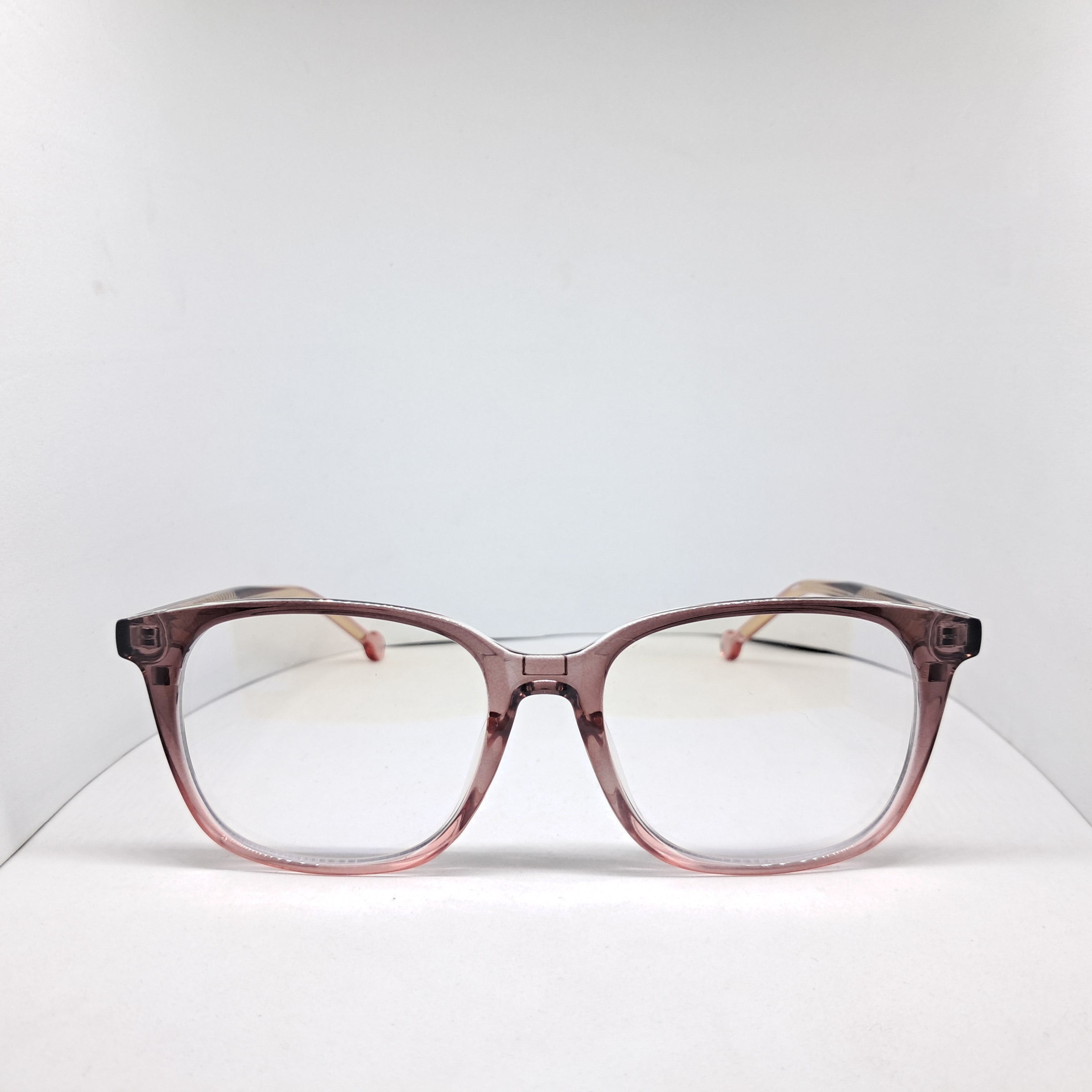 Clip-on square dark red