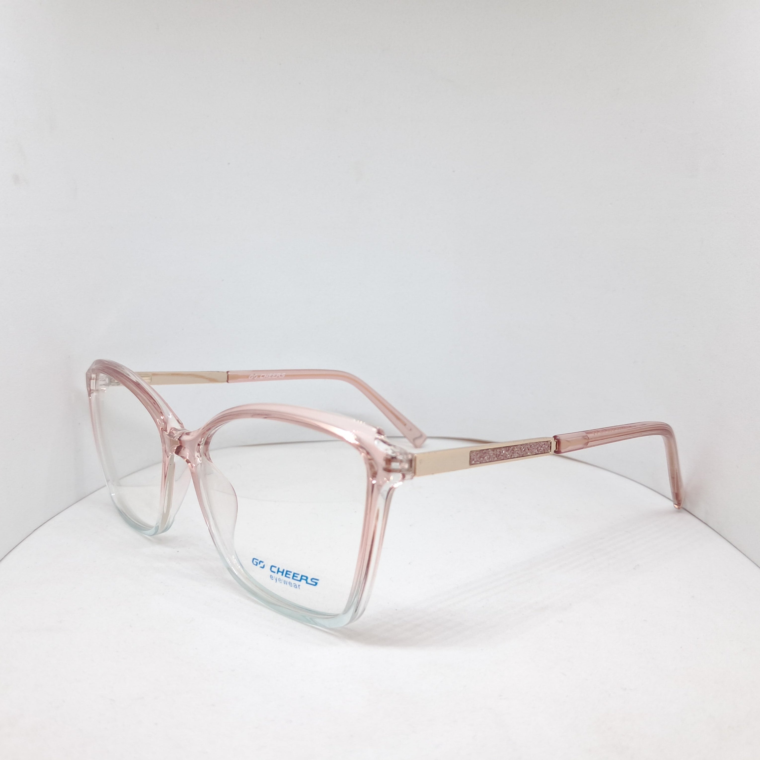 Cat-eye transparent pink en degradé