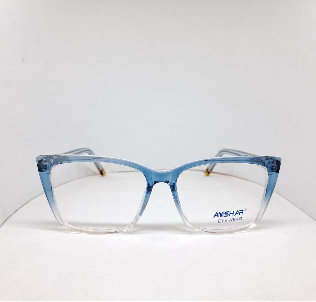 Amshar cat-eye transparent blue en degradé
