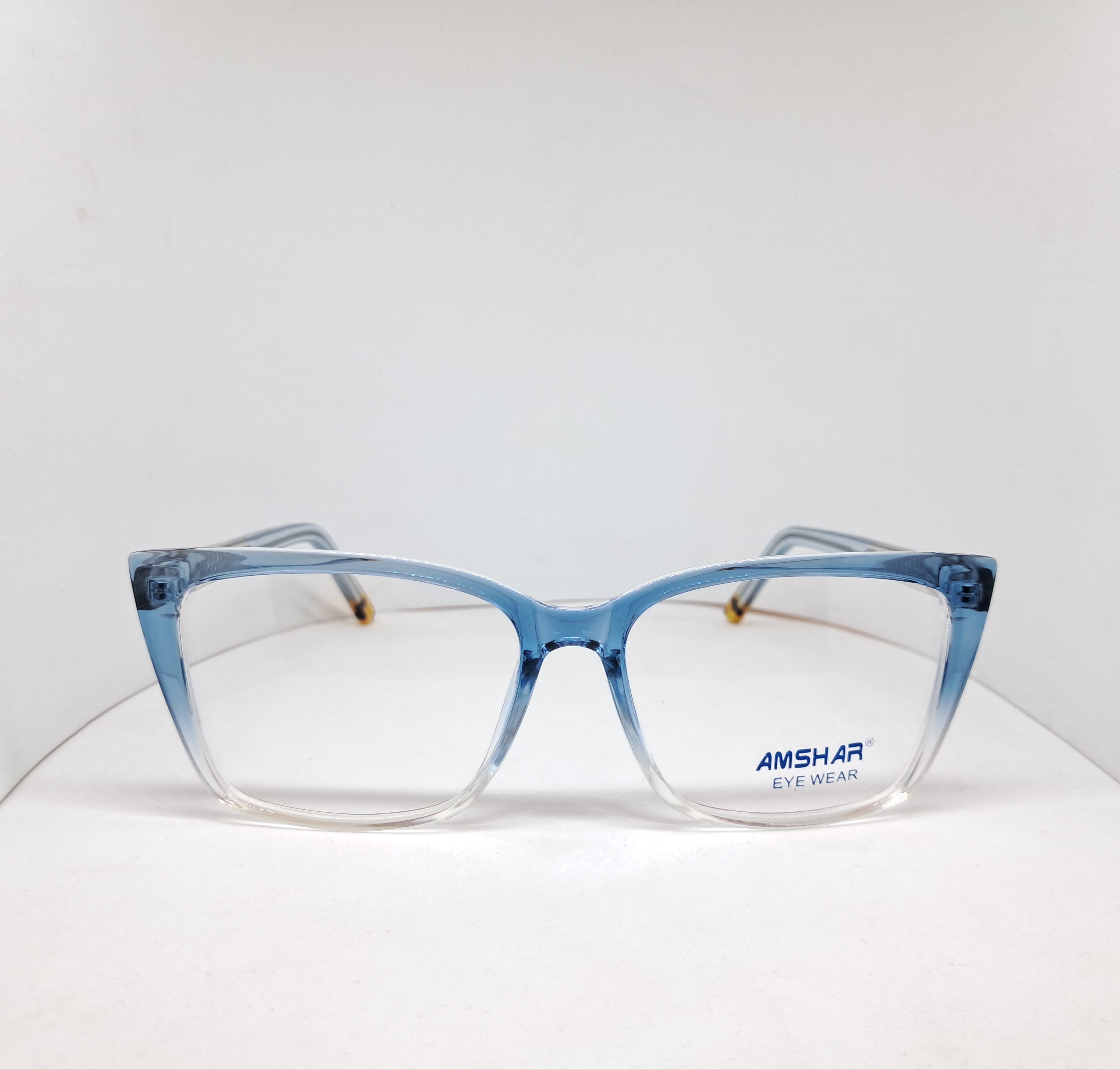 Amshar cat-eye transparent blue en degradé