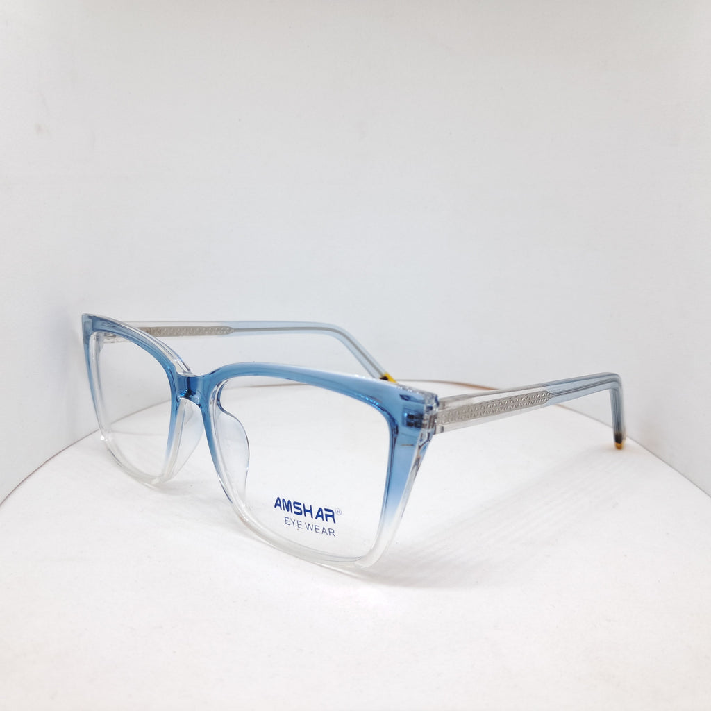 Amshar cat-eye transparent blue en degradé