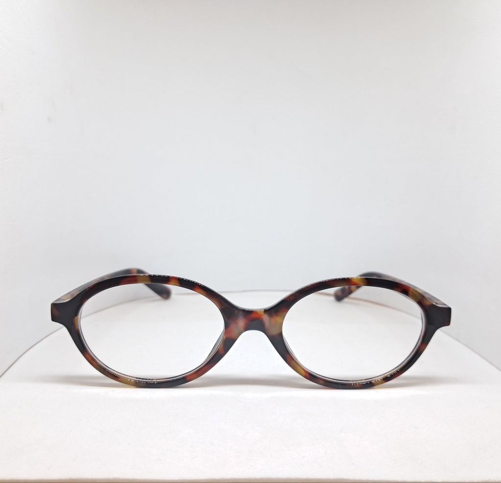 Oval classic marbled brown