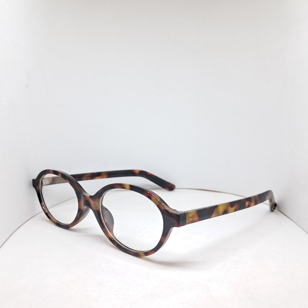 Oval classic marbled brown
