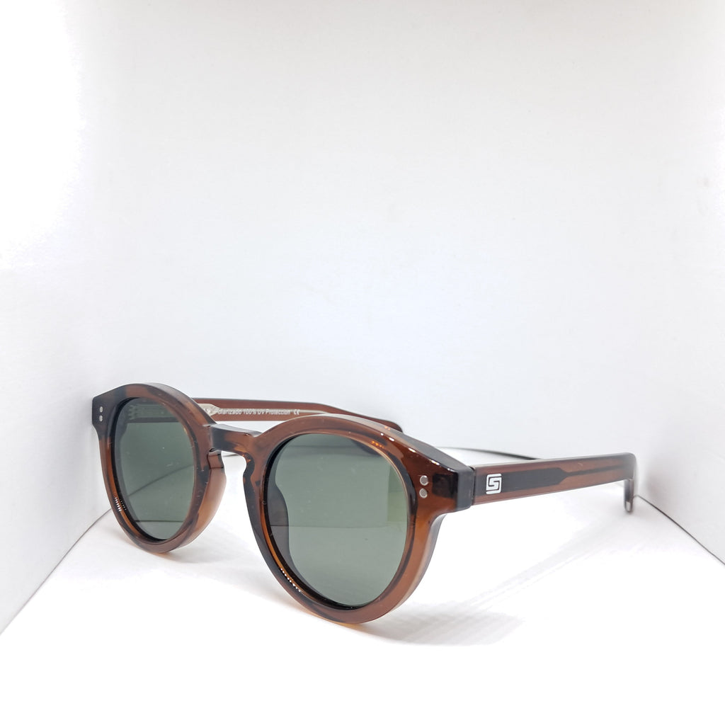 Round-sun transparent brown