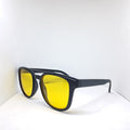 Black square aviator