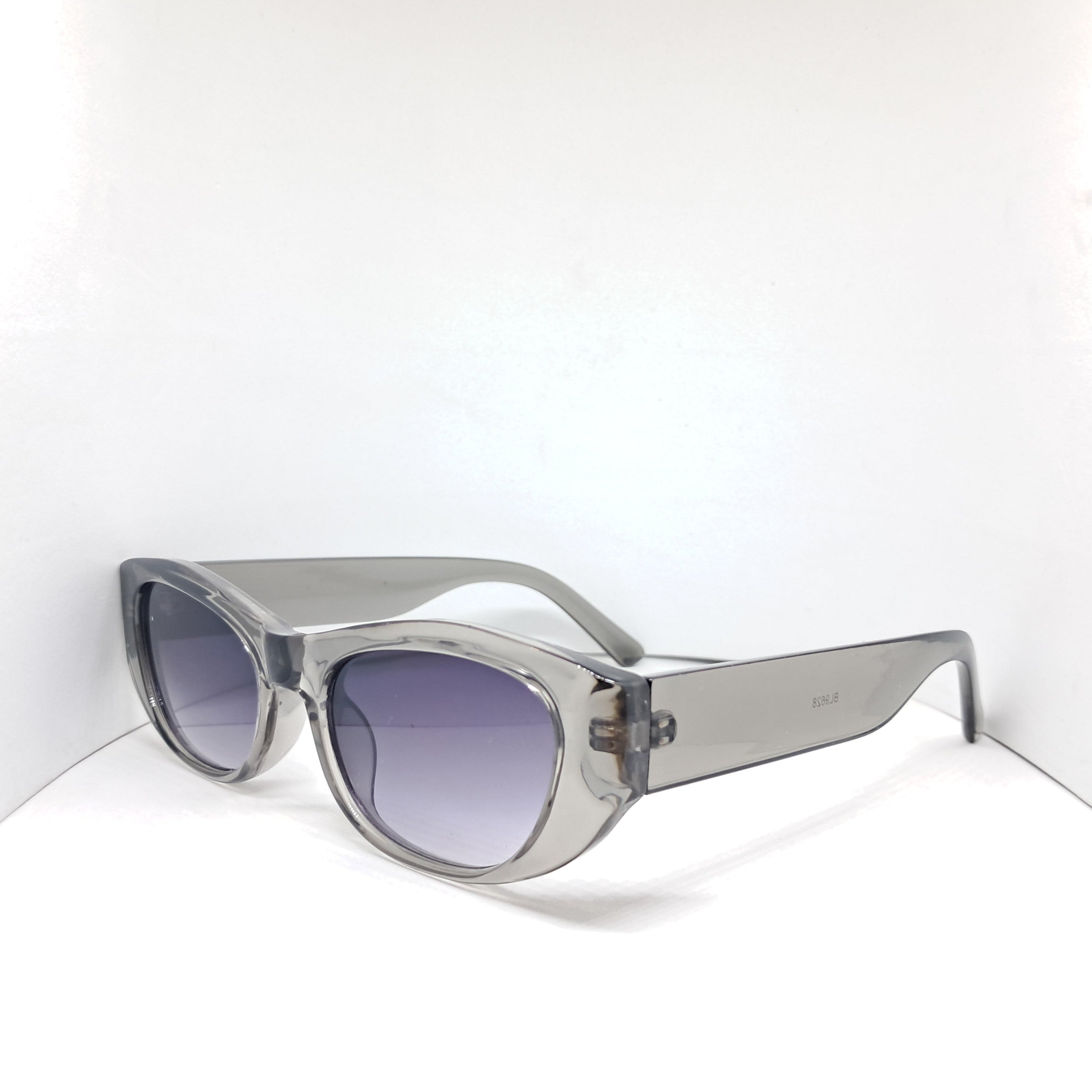 Oval transparent gray