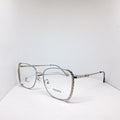 Square metallic silver