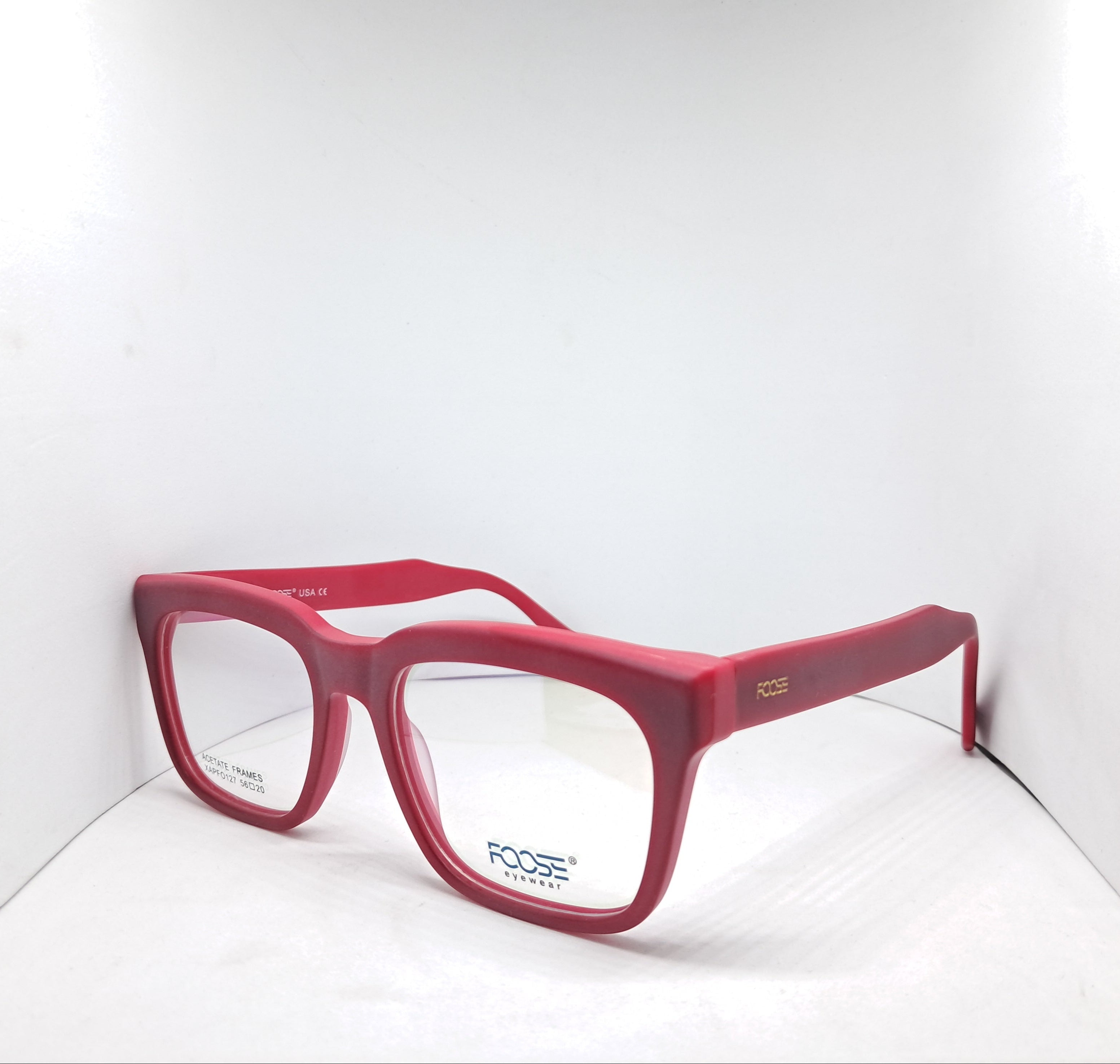 Foose square red