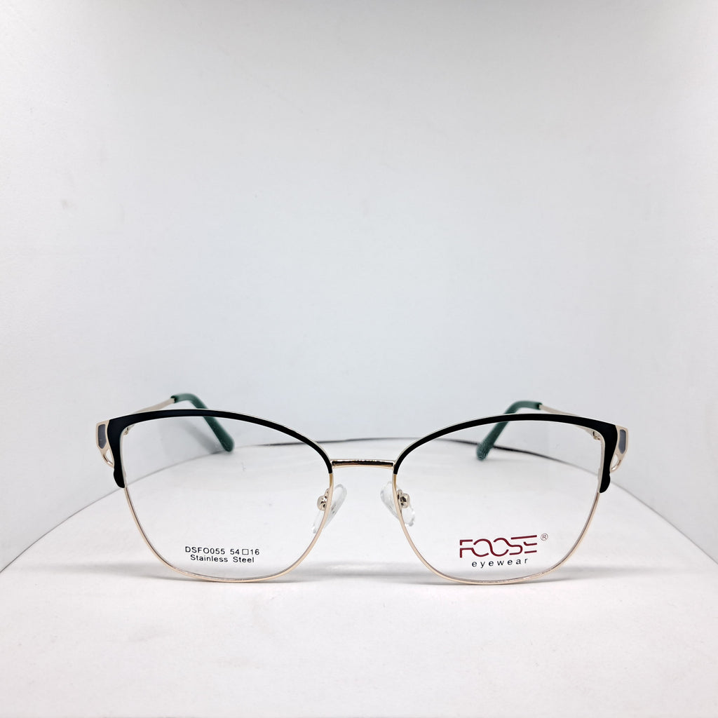 Foose cat-eye metallic gold/turquoise