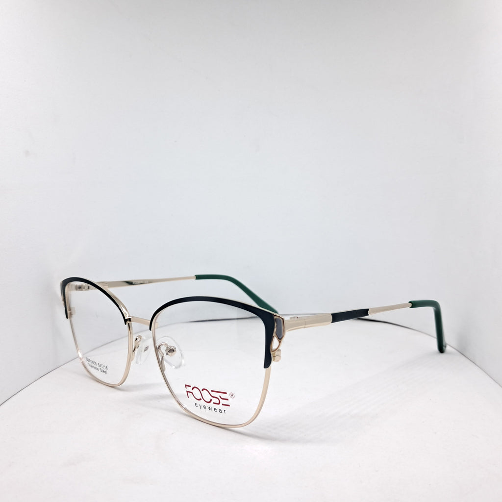 Foose cat-eye metallic gold/turquoise