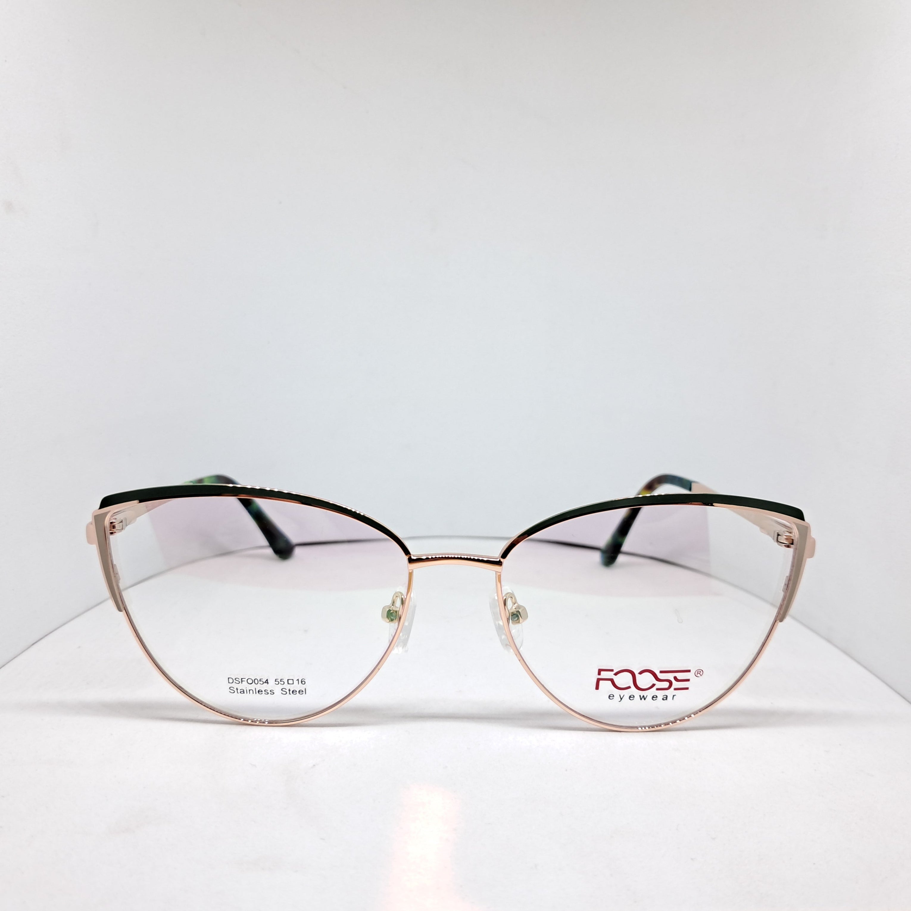 Foose cat-eye metallic gold green