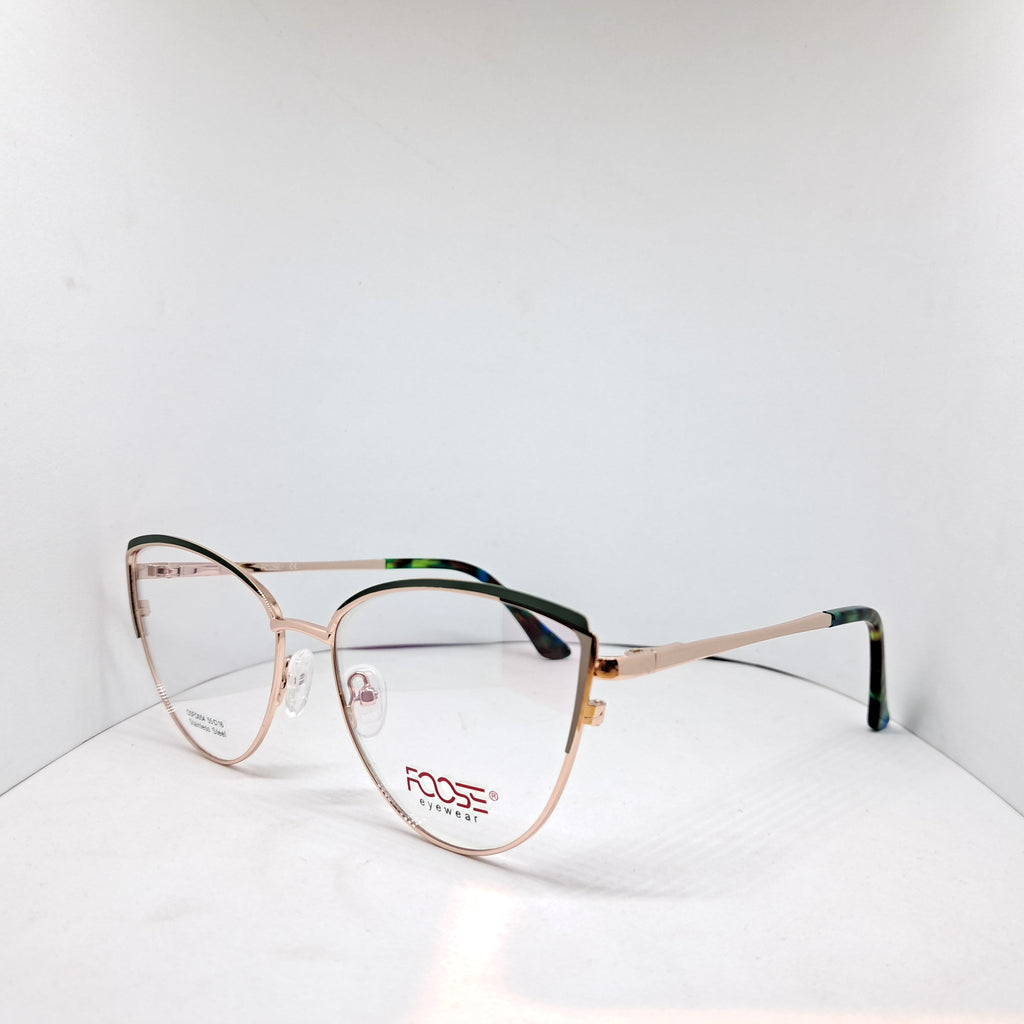 Foose cat-eye metallic gold green