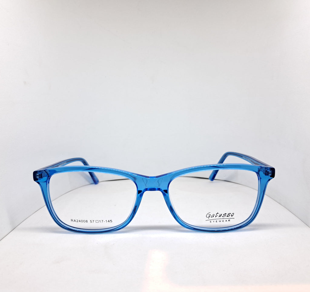 Gatusso square transparent blue