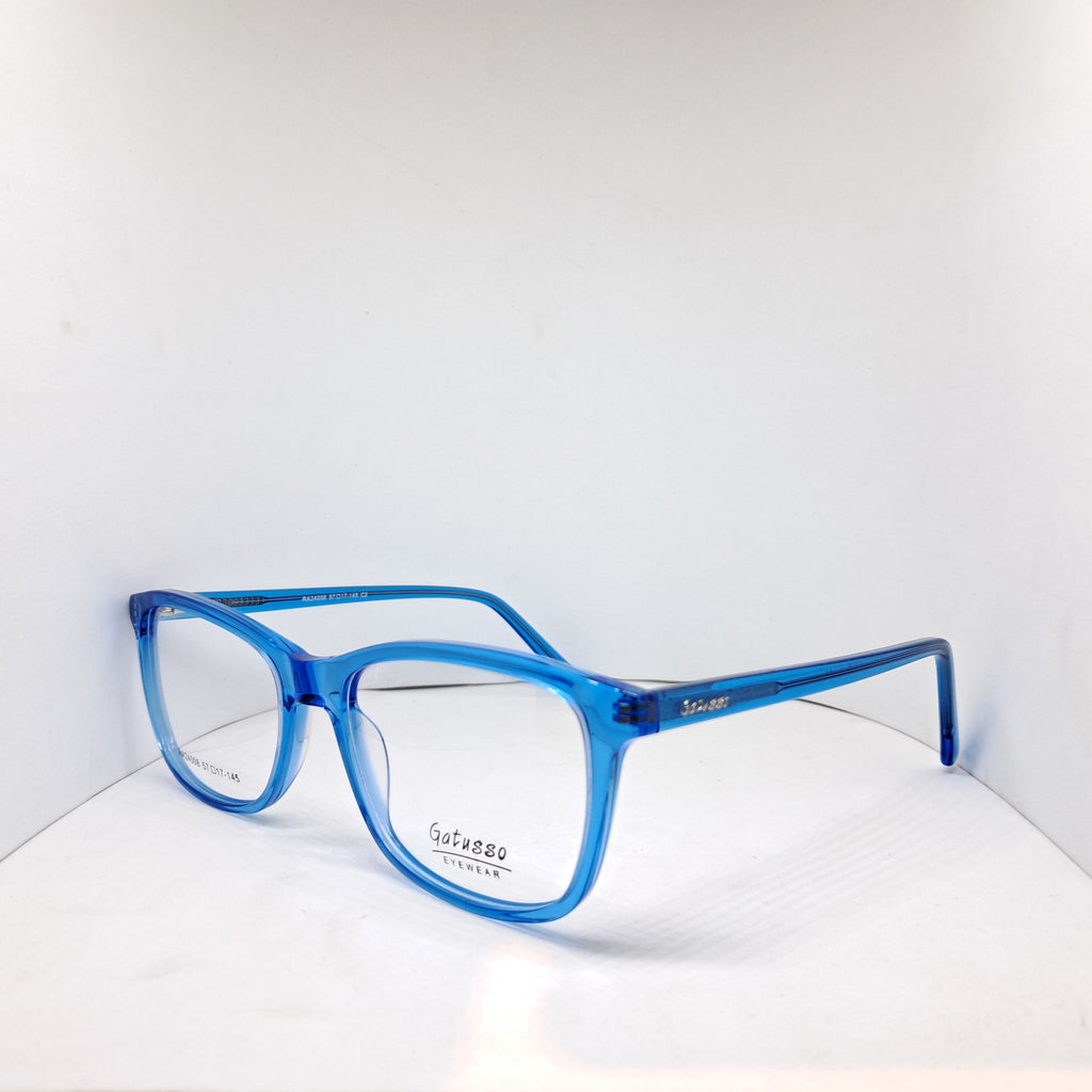 Gatusso square transparent blue