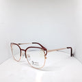 Cat-eye metallic gold/red