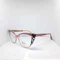 Pink cat-eye animal print