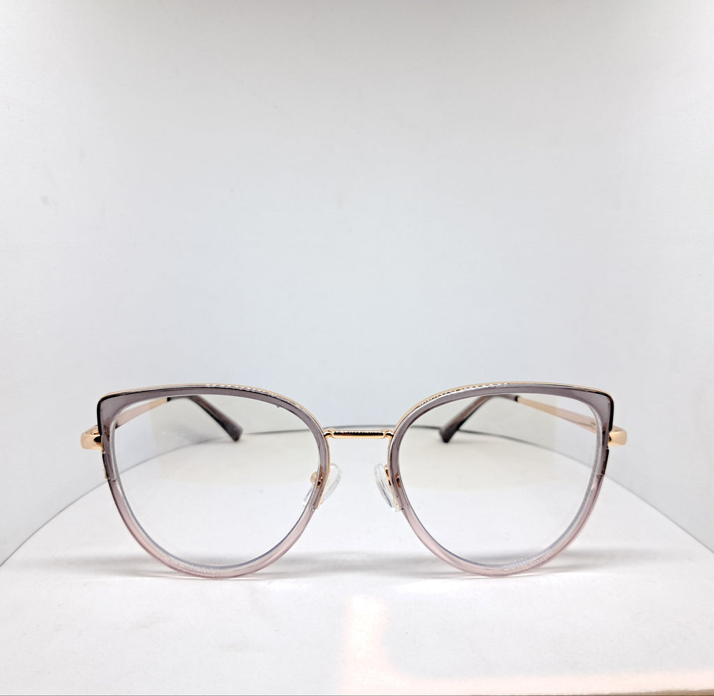 Cat-eye metallic gold/gray
