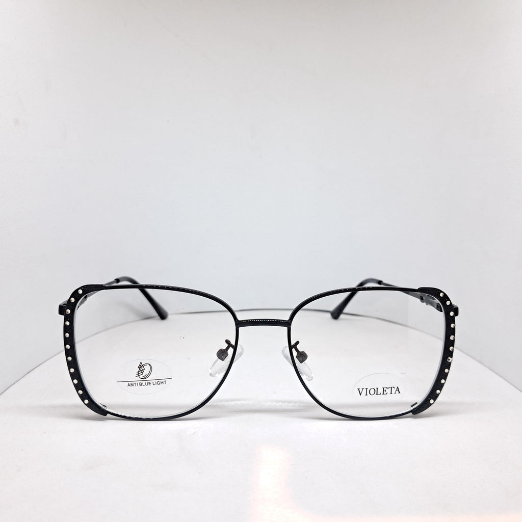Square metallic black