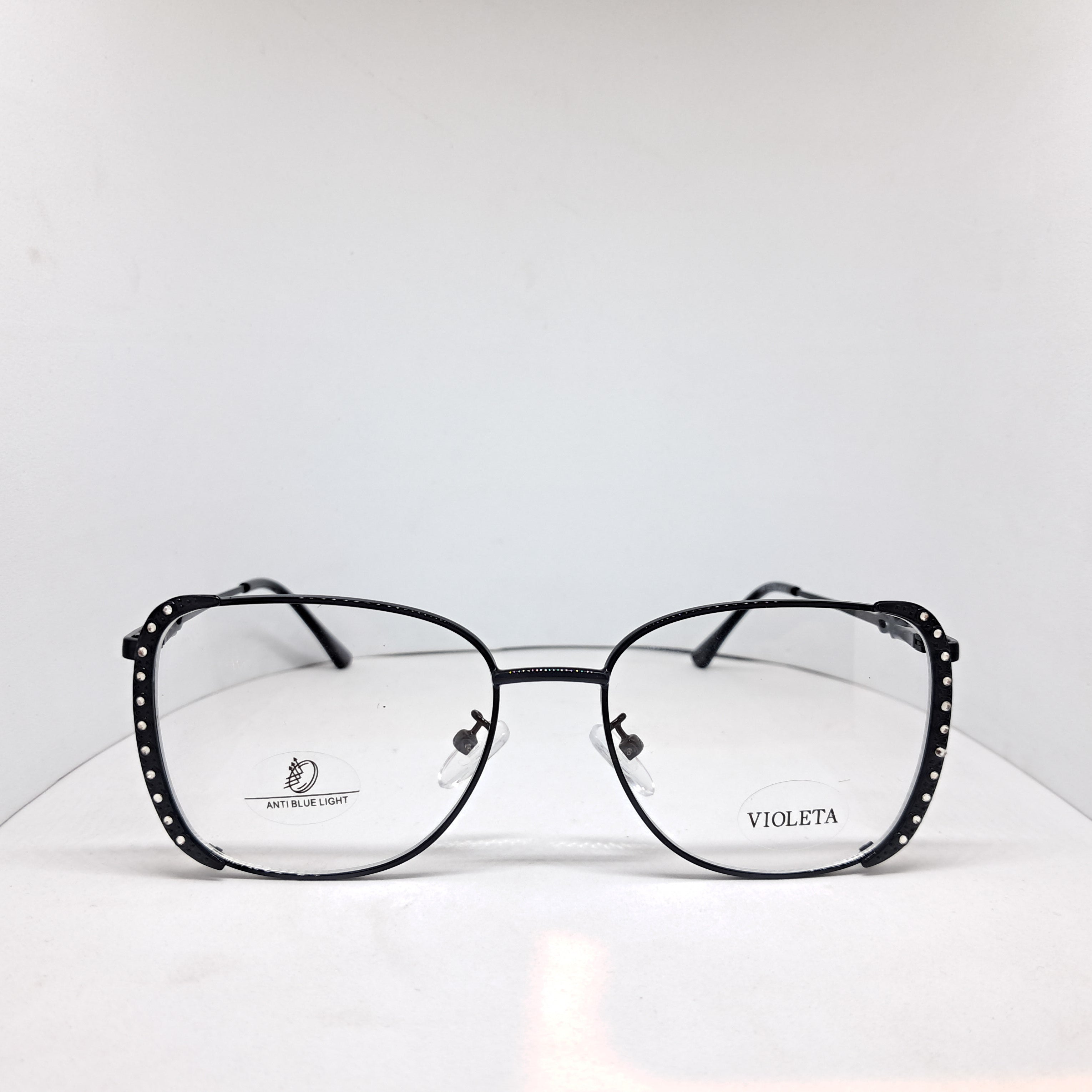 Square metallic black