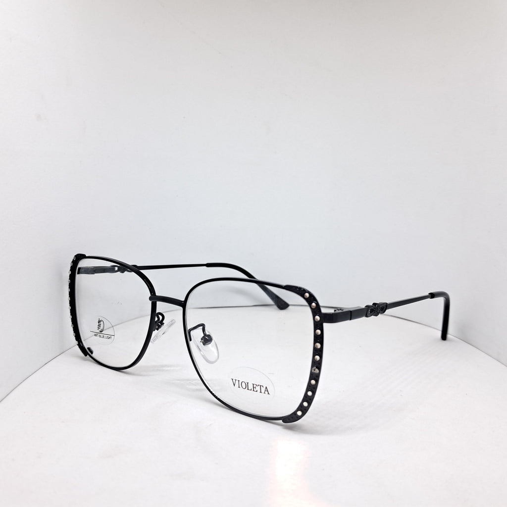 Square metallic black